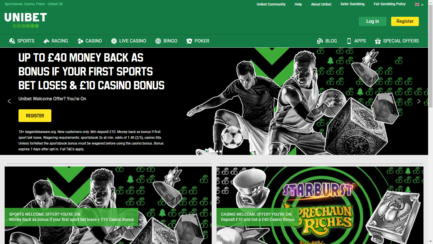 Unibet Casino Desktop screenshot