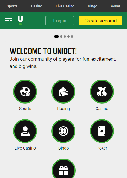 Unibet Casino Mobile screenshot